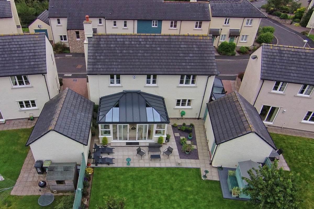 Solid conservatory roof