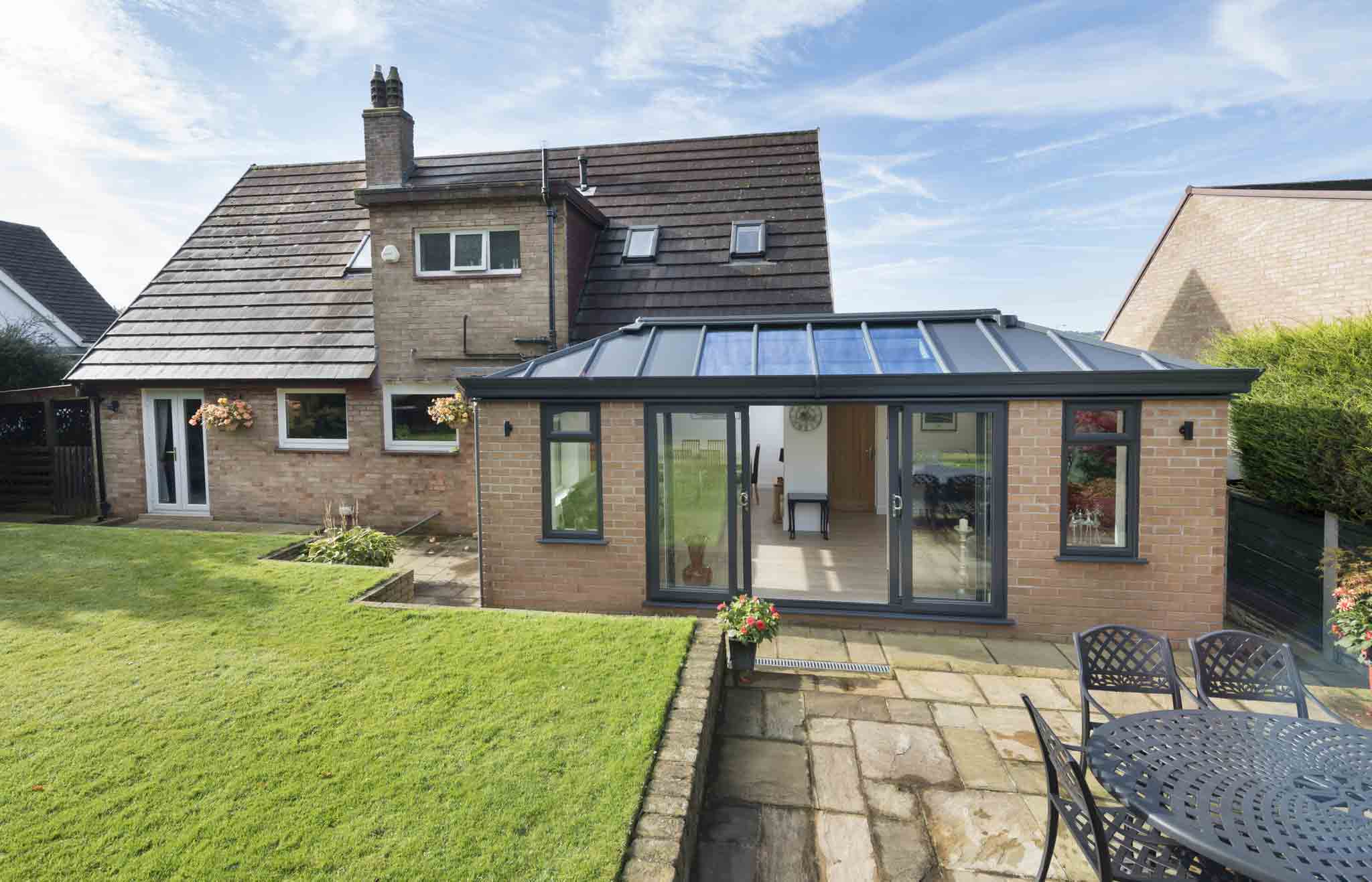 Independently fire tested solid conservatory roof system
