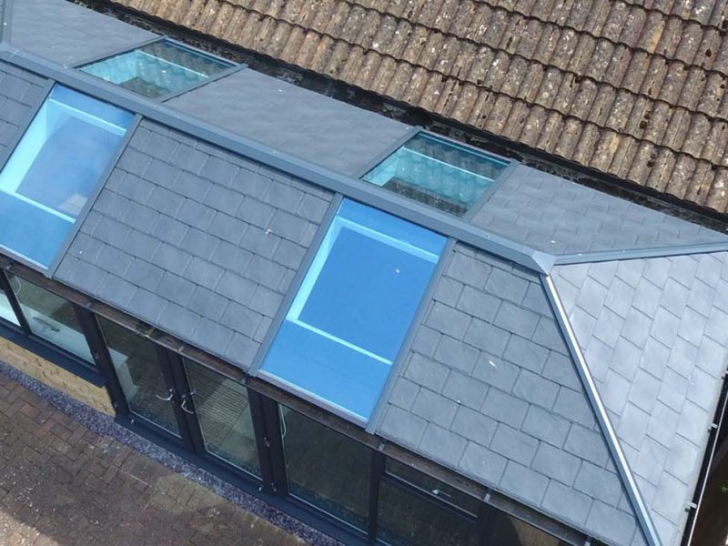 Tiled conservatory roofs