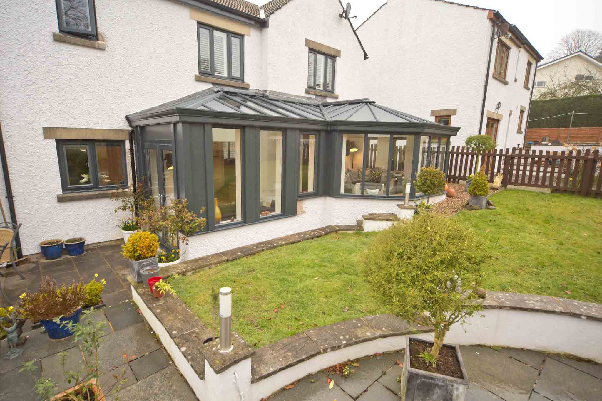 Solid conservatory roof compatible with Victorian and modern styles