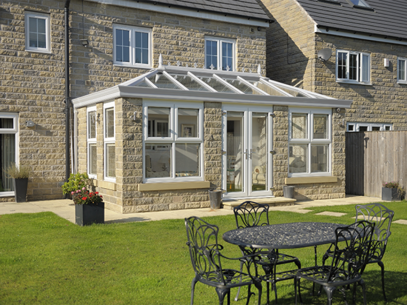 Glass conservatory roof