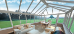 What is better a glass or a solid conservatory roof?