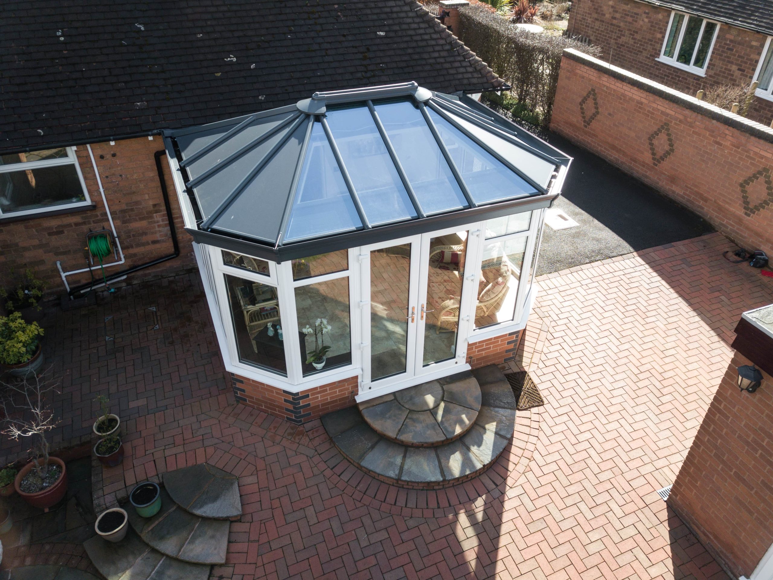 Livinroof solid conservatory roof engineered to postcode in Devon and Cornwall