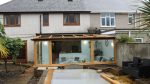 CONSERVATORY WITH FISHPOND