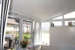 Lean To Conservatory with grey slates. Realistic Home Improvements