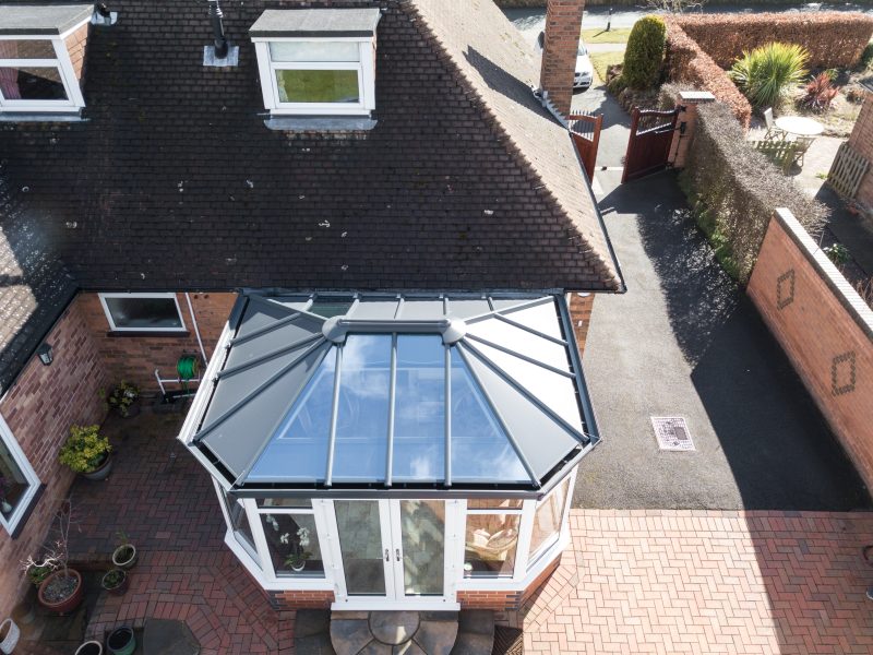 Victorian Livinroof with glass Plymouth