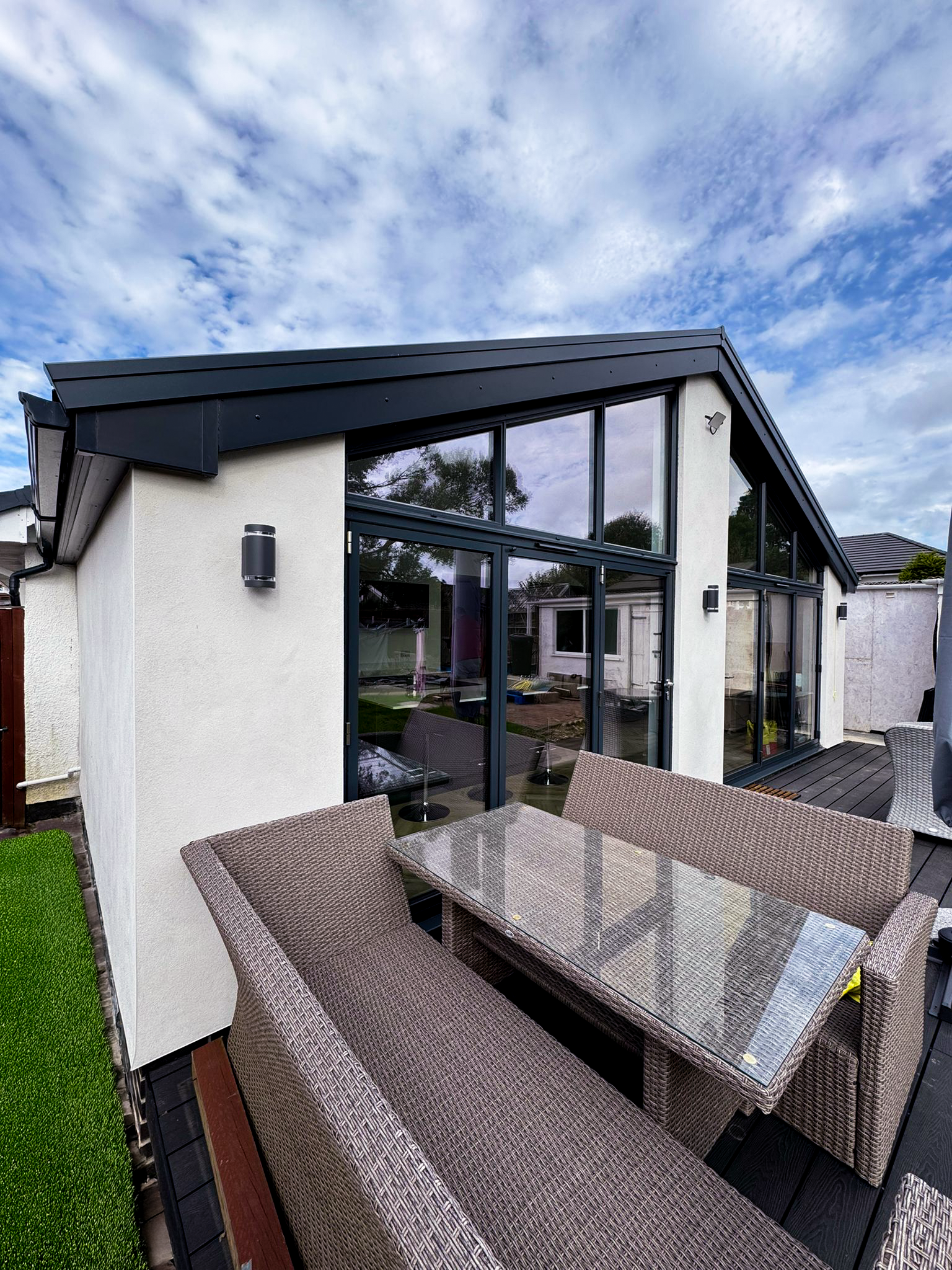 After: Completed hup! extension