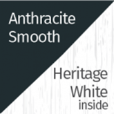 Anthracite Smooth & Heritage White