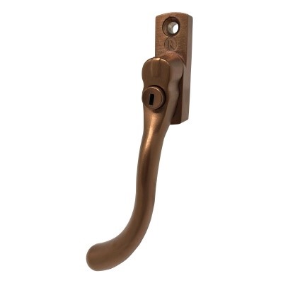 Brushed Copper Pear Drop Handle