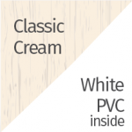 Classic Cream & White PVC