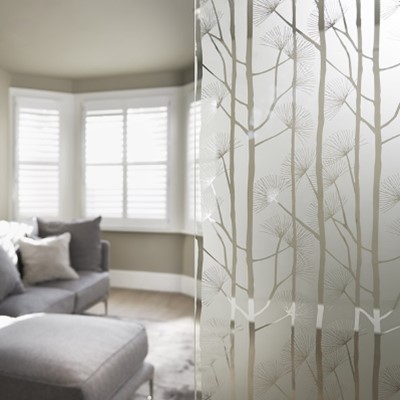 Etched Glass - Burdock Privacy Level 3